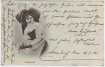 AK Elsässerin in Tracht Frankreich 1904