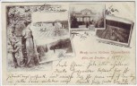 AK Gruß aus den Köllner Baumschulen Kölln bei Elmshorn 1899 RAR