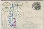Präge-AK Kaiser Wilhelm II. Sammelkarte des Deutschen Kriegerbundes 1905