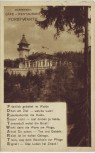 AK Marienbad Mariánské Lázně Cafe Restaurant Forstwarte mit Gedicht Böhmen Tschechien 1930
