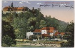 VERKAUFT !!!   AK Schloss Lichtenwalde und Mühle Niederwiesa Sachsen 1924