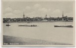 VERKAUFT !!!   AK Wesel Rheinansicht mit Schiffen und Kirchen 1930