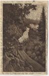 AK Luftkurort Mägdesprung b. Harzgerode im Harz Am Zirlberg mit Eisenbahn 1919