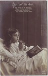 VERKAUFT !!!   AK Foto Ich bet' für dich Kind mit Bild Vater Soldat Feldpost 1916
