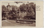 AK Foto Augsburg Freilichtbühne mit rotem Tor 1934