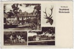 AK Mehrbild Rüdesheim am Rhein Waldhotel Jagdschloß Niederwald 1933