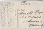 AK Morhange Mörchingen Klapperstraße mit kath. Kirche Lothringen Frankreich Feldpost 1914