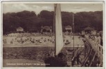 AK Ostseebad Göhren auf Rügen Seebrücke mit Segelboot 1934