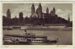 AK Speyer mit Dampfer Bismarck Rheinansicht 1937