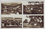 VERKAUFT !!!   AK Mehrbild Nassau im Erzgebirge Bahnhof Niederdorf Oberdorf Altes Forsthaus bei Frauenstein 1933