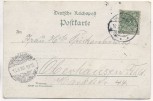 AK Litho Fernblick vom Plateau Drachenfels auf das Rheintal Königswinter 1899