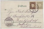 AK Gruss aus Bayern mit Wappen 1901