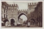 AK Foto München Karlstor Menschen Geschäfte 1935