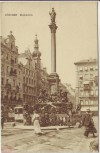 VERKAUFT !!!   AK München Mariensäule mit Menschen 1910