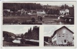 AK Mehrbild Kalteneck (Hutthurm) Ortsansicht Gemischtwarenhandlung Ilz-Partie 1940