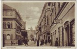 VERKAUFT !!!   AK Regensburg Maximilianstrasse viel Mensche Geschäfte 1930 RAR