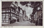 AK Lippstadt Lange Straße Menschen Geschäfte 1954