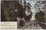 AK Saarbrücken Partie am Weg nach Ehrental mit Menschen 1904 RAR