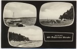 AK Alt Schwerin Zeltplatz am Plauer See 3 Bilder b. Malchow 1966