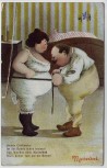 AK Marienbad Mariánské Lázně Mann und Frau Humor Böhmen Tschechien 1910 RAR