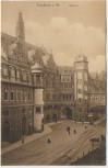 AK Frankfurt am Main Rathaus mit Menschen 1910
