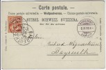 Mondschein-AK Gruss aus Burgdorf Schloss Bern Schweiz 1898