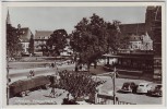 AK Foto Arnhem Arnheim Velperplein mit Autos Gelderland Niederlande 1950