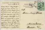 AK Meran Grand-Hotel und Meraner-Hof mit Menschen Südtirol Italien 1911