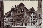 AK Foto Laufenburg Blick auf Hotel Adler AG Schweiz 1960