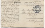 AK Metz Prinz Friedrich Karl-Denkmal mit Menschen Moselle Lothringen Frankreich Soldatenkarte 1909