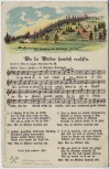 AK Liedkarte Anton Günther Wu da Wälder hamlich rausch'n Nr. 30 1920