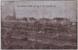 AK Dresden Neustadt Eisenbahn-Unfall am 22.09. 1918