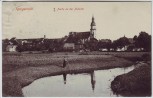 AK Königsbrück in Sachsen Partie an der Pulsnitz Feldpost 1916