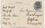 AK Metz Partie am Ludwig-Staden mit der neuen protest. Kirche Moselle Lothringen Frankreich 1907
