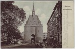 AK Aachen Marschiertor mit Menschen 1910