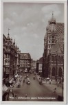 AK Foto Wien Stefansplatz gegen Rotenturmstrasse Österreich 1941