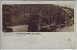 AK Foto Mummelsee Hotel Pension Karl Bürk Autos bei Achern Schwarzwald 1930