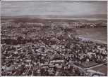 VERKAUFT !!!   AK Foto Kreuzlingen Konstanz Flugaufnahme Luftbild Bodensee Schweiz 1970