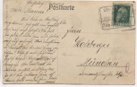 AK Gruss von der Bischofsmühle Sägewerk b. Schwarzenbach am Wald Rodachtal Frankenwald Zugstempel 1911 RAR