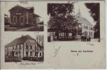 AK Gruss aus Sundheim Bahnhof Ortsansicht bei Kehl 1920 RAR