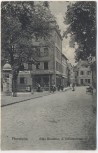 VERKAUFT !!!   AK Pforzheim Ecke Reuchlinstrasse Schulstrasse 1915 RAR