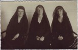 VERKAUFT !!!   AK Foto Dresden 3 Frauen in Trauerkleid Fotograf Horst Meier 1932