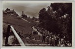 VERKAUFT !!!   AK Foto Obersalzberg bei Berchtesgaden Berghof Wachenfeld viele Menschen 1934