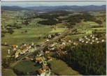 AK Foto Gotteszell Flugaufnahme Luftbild Bahnhof 1970