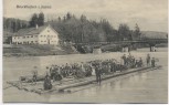 AK Bruckfischer im Isartal am Gasthaus Bruckenfischer Dürnstein b. Egling Schäftlarn 1914 Sammlerstück RAR