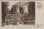 AK Foto Mayrhofen Schützenkapelle vor Denkmal Zillertal Tirol Österreich 1940