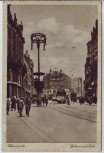 AK Chemnitz Johannisplatz Menschen Straßenbahn 1930