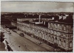 AK Foto Chemnitz Hauptbahnhof Autos Menschen Straßenbahn 1961