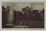 AK Suhl Herrenteich mit Kreuzkirche Thüringen 1930