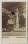 AK Foto Suhl Waffenschmiedbrunnen Thüringen 1940